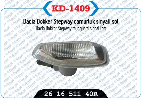 KAYA KD-1409 Camurluk Sinyali Sol Logan Ii-Sandero Ii